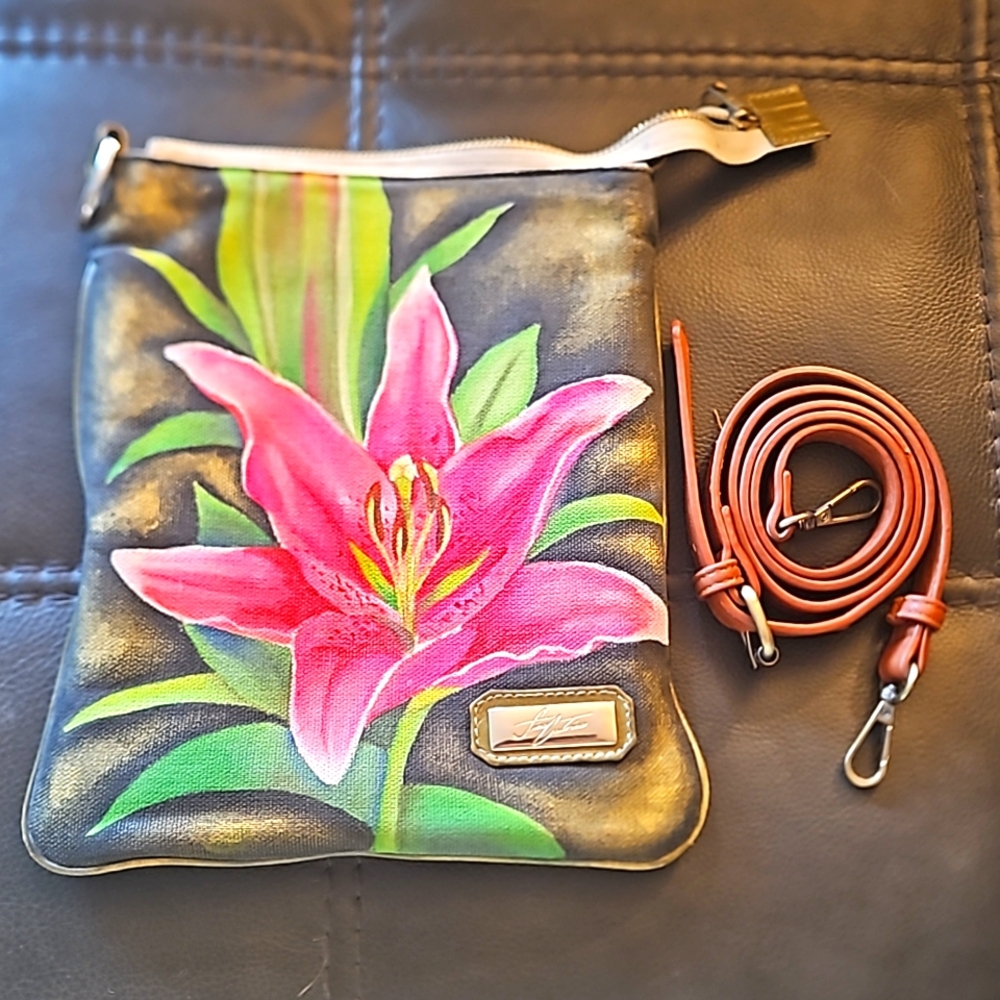 Fina Catrina authentic hand-painted purse, shoulder / cross body handbag